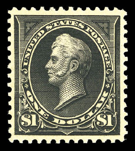 Price of US Stamps Scott Catalog 276A: 1895 US$1.00 Perry. Matthew Bennett International, Sep 2012, Sale 345, Lot 283