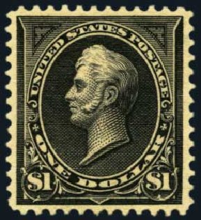 US Stamps Price Scott 276A: 1895 US$1.00 Perry. Harmer-Schau Auction Galleries, Oct 2012, Sale 95, Lot 223