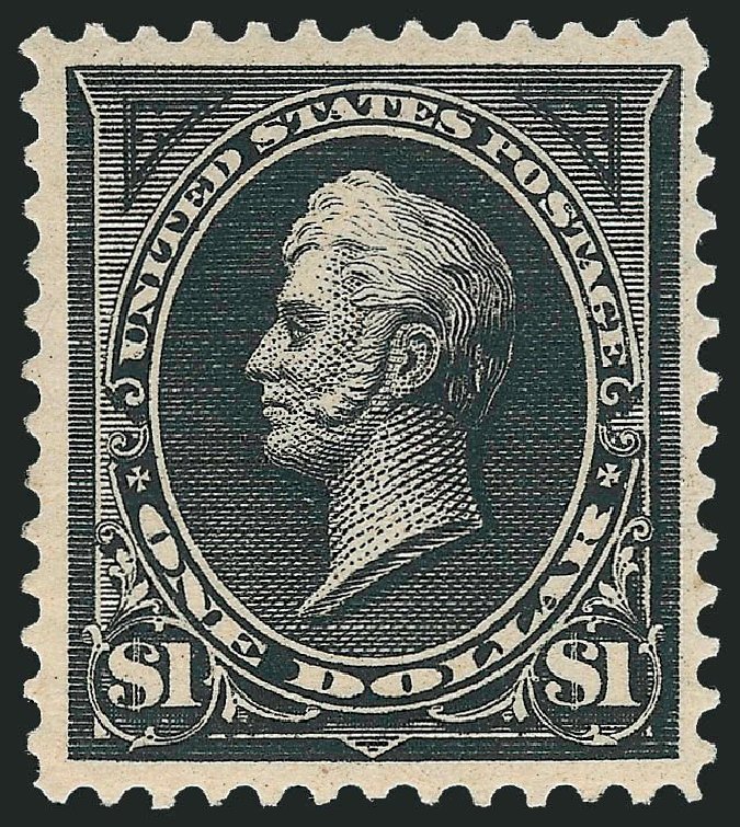 US Stamp Values Scott Catalogue #276A: 1895 US$1.00 Perry. Robert Siegel Auction Galleries, Nov 2013, Sale 1057, Lot 863