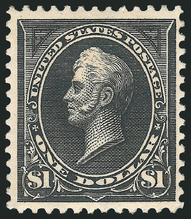 Price of US Stamps Scott Catalogue # 276A: 1895 US$1.00 Perry. Robert Siegel Auction Galleries, Mar 2014, Sale 1067, Lot 1283