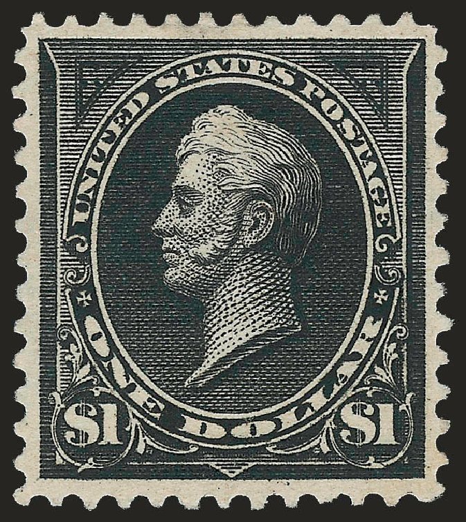 Costs of US Stamp Scott #276A: 1895 US$1.00 Perry. Robert Siegel Auction Galleries, Jun 2010, Sale 992, Lot 2363