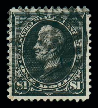 US Stamps Value Scott Catalog # 276A - US$1.00 1895 Perry. Matthew Bennett International, Dec 2007, Sale 323, Lot 476