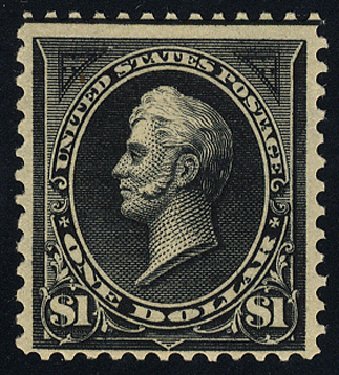 Cost of US Stamps Scott Catalog # 276A - 1895 US$1.00 Perry. Cherrystone Auctions, Apr 2014, Sale 201404, Lot 76