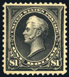 Costs of US Stamps Scott Catalogue 276A - US$1.00 1895 Perry. Harmer-Schau Auction Galleries, Aug 2011, Sale 90, Lot 1416