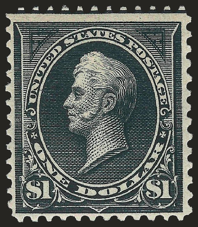 Costs of US Stamp Scott #276A: US$1.00 1895 Perry. Robert Siegel Auction Galleries, Apr 2010, Sale 984, Lot 676
