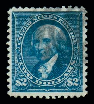 Price of US Stamps Scott Catalog #277 - 1895 US$2.00 Madison. Matthew Bennett International, Dec 2007, Sale 323, Lot 477