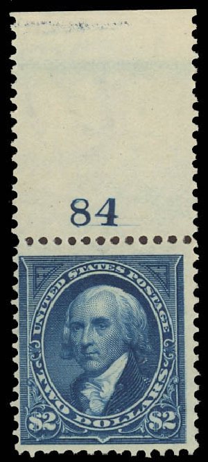 Values of US Stamp Scott #277 - US$2.00 1895 Madison. Daniel Kelleher Auctions, Jun 2012, Sale 630, Lot 1637