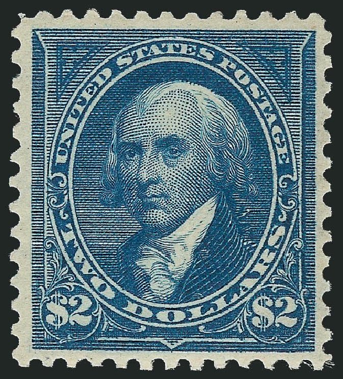 Values of US Stamps Scott Catalog #277: 1895 US$2.00 Madison. Robert Siegel Auction Galleries, Mar 2014, Sale 1067, Lot 1287