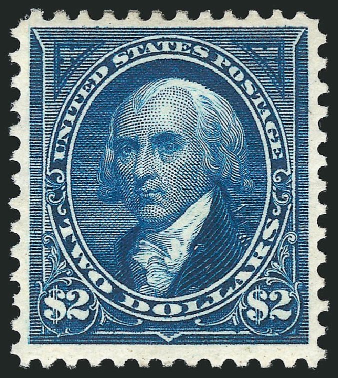 Value of US Stamp Scott Catalog #277 - US$2.00 1895 Madison. Robert Siegel Auction Galleries, Sep 2014, Sale 1078, Lot 407