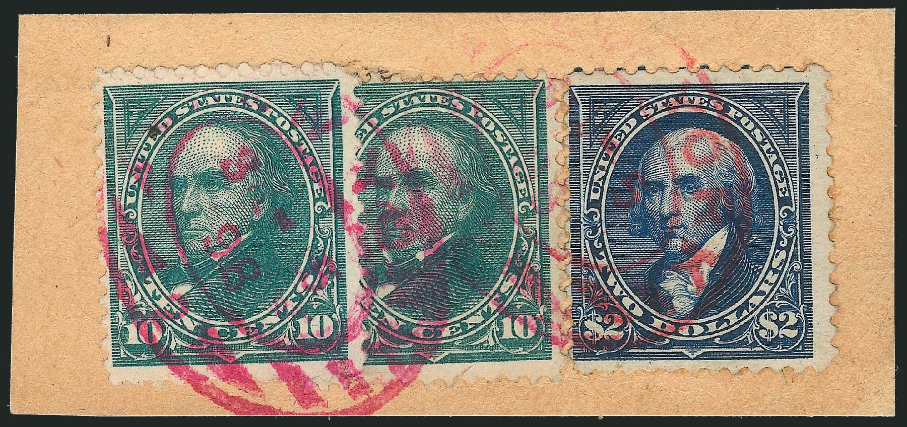 US Stamp Prices Scott # 277: 1895 US$2.00 Madison. Robert Siegel Auction Galleries, Dec 2009, Sale 977, Lot 447