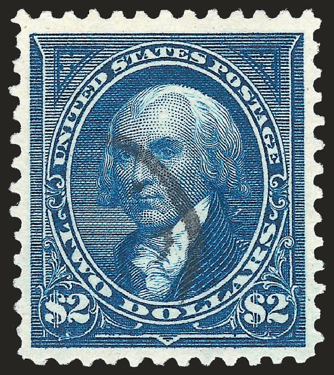 US Stamp Values Scott Catalogue #277: 1895 US$2.00 Madison. Robert Siegel Auction Galleries, Apr 2010, Sale 984, Lot 687