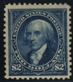 US Stamp Values Scott Cat. #277 - US$2.00 1895 Madison. Cherrystone Auctions, Mar 2008, Sale 200803, Lot 228