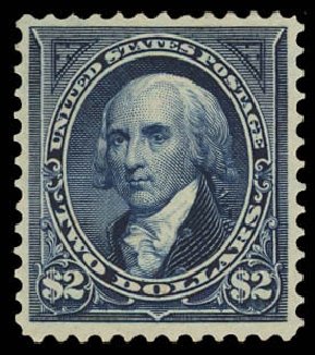 Cost of US Stamps Scott Catalog # 277 - US$2.00 1895 Madison. Daniel Kelleher Auctions, Jun 2012, Sale 630, Lot 1638