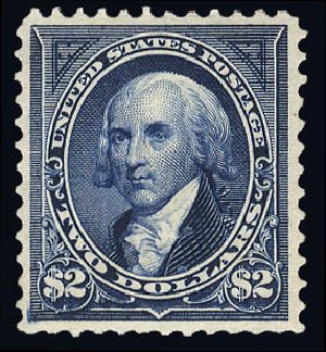 US Stamp Prices Scott Catalogue #277 - US$2.00 1895 Madison. Cherrystone Auctions, Jun 2009, Sale 200906, Lot 129