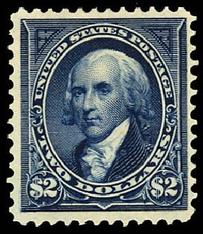 Price of US Stamp Scott Catalogue # 277 - 1895 US$2.00 Madison. Daniel Kelleher Auctions, Dec 2012, Sale 633, Lot 489