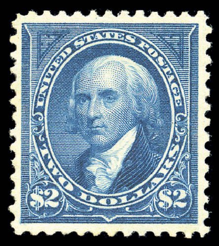 US Stamps Value Scott Cat. 277: US$2.00 1895 Madison. Matthew Bennett International, Sep 2010, Sale 331, Lot 650
