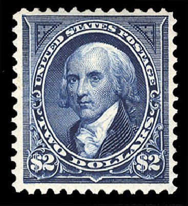 Value of US Stamps Scott Catalogue #277 - 1895 US$2.00 Madison. Cherrystone Auctions, Mar 2009, Sale 200903, Lot 180