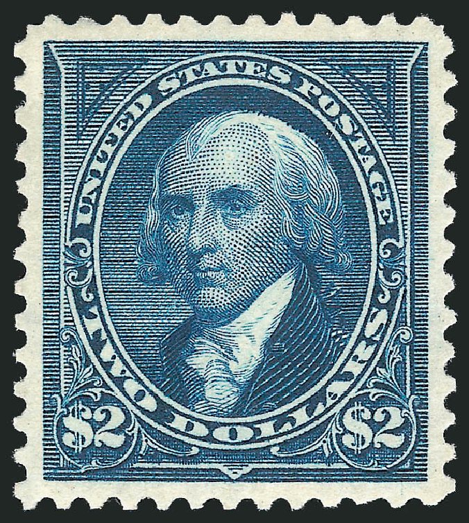 Value of US Stamp Scott Catalogue #277: US$2.00 1895 Madison. Robert Siegel Auction Galleries, Nov 2012, Sale 1034, Lot 260