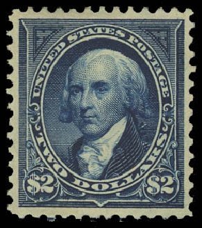 Costs of US Stamp Scott #277 - US$2.00 1895 Madison. Daniel Kelleher Auctions, Oct 2012, Sale 632, Lot 1191