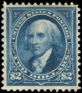 US Stamps Value Scott Cat. #277 - 1895 US$2.00 Madison. Regency-Superior, Jan 2015, Sale 109, Lot 1001