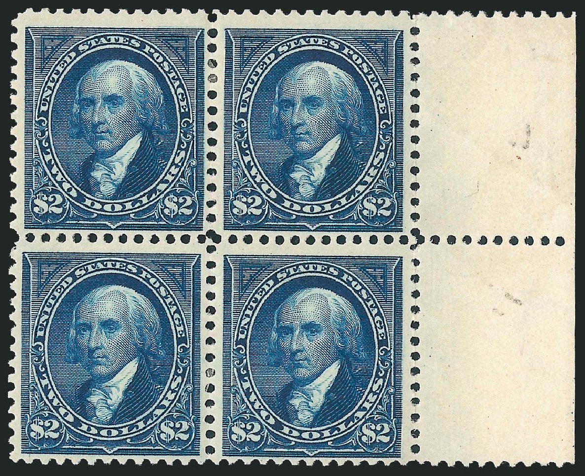 Values of US Stamps Scott Catalogue # 277 - US$2.00 1895 Madison. Robert Siegel Auction Galleries, Mar 2012, Sale 1021, Lot 471