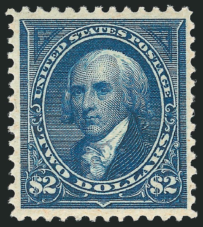 Cost of US Stamp Scott Cat. 277 - 1895 US$2.00 Madison. Robert Siegel Auction Galleries, Feb 2010, Sale 983, Lot 171