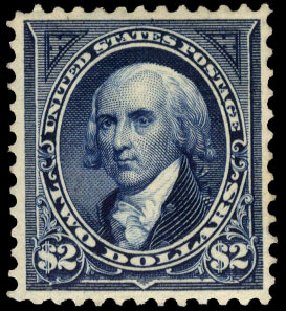US Stamp Prices Scott Catalogue 277: 1895 US$2.00 Madison. Cherrystone Auctions, Mar 2010, Sale 201003, Lot 154