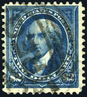 Prices of US Stamps Scott Catalog # 277 - 1895 US$2.00 Madison. Harmer-Schau Auction Galleries, Oct 2008, Sale 79, Lot 154