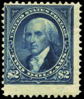 US Stamp Prices Scott Catalogue #277 - US$2.00 1895 Madison. Harmer-Schau Auction Galleries, Feb 2012, Sale 92, Lot 1044