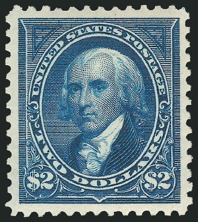 Values of US Stamp Scott Cat. # 277 - 1895 US$2.00 Madison. Robert Siegel Auction Galleries, Nov 2013, Sale 1057, Lot 864