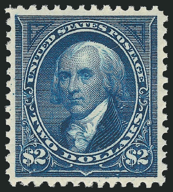Costs of US Stamp Scott Cat. #277: 1895 US$2.00 Madison. Robert Siegel Auction Galleries, Dec 2009, Sale 978, Lot 1084