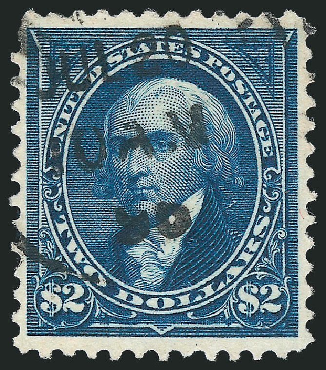 US Stamps Value Scott Cat. #277 - 1895 US$2.00 Madison. Robert Siegel Auction Galleries, Oct 2010, Sale 997, Lot 5794
