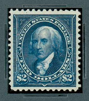 Costs of US Stamps Scott Catalog 277 - US$2.00 1895 Madison. Matthew Bennett International, Oct 2007, Sale 322, Lot 2125