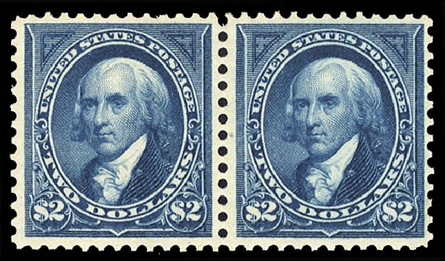 US Stamps Price Scott Cat. #277: 1895 US$2.00 Madison. Cherrystone Auctions, Jan 2015, Sale 201501, Lot 165