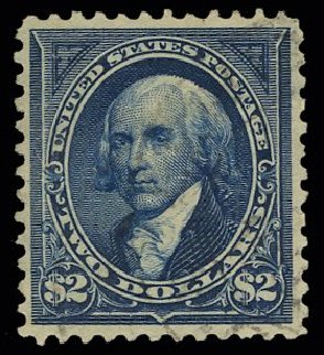 Costs of US Stamps Scott Cat. #277 - US$2.00 1895 Madison. H.R. Harmer, May 2014, Sale 3005, Lot 1205