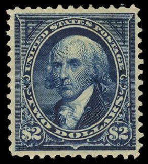 US Stamps Prices Scott Catalog # 277 - 1895 US$2.00 Madison. Daniel Kelleher Auctions, Jan 2012, Sale 628, Lot 395