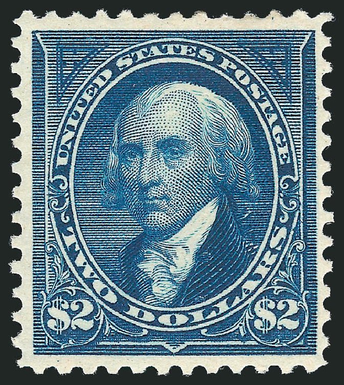Costs of US Stamp Scott Catalogue #277: US$2.00 1895 Madison. Robert Siegel Auction Galleries, Oct 2011, Sale 1014, Lot 1615