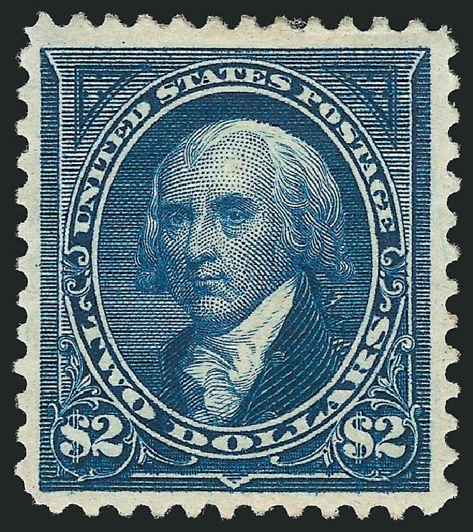 Costs of US Stamps Scott Cat. # 277: US$2.00 1895 Madison. Robert Siegel Auction Galleries, Mar 2014, Sale 1067, Lot 1285