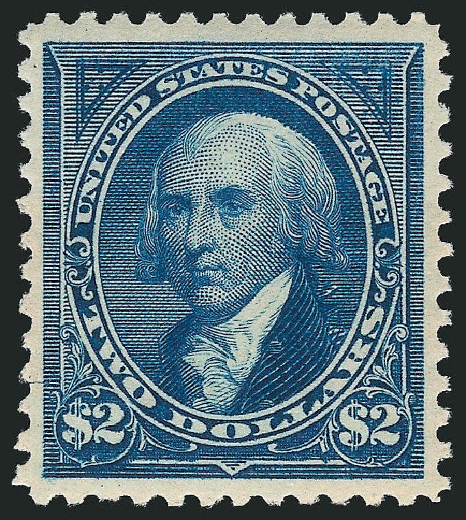 Cost of US Stamps Scott Catalog #277: 1895 US$2.00 Madison. Robert Siegel Auction Galleries, Feb 2015, Sale 1092, Lot 1215