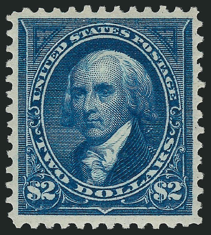 US Stamps Values Scott #277 - US$2.00 1895 Madison. Robert Siegel Auction Galleries, Apr 2015, Sale 1096, Lot 485
