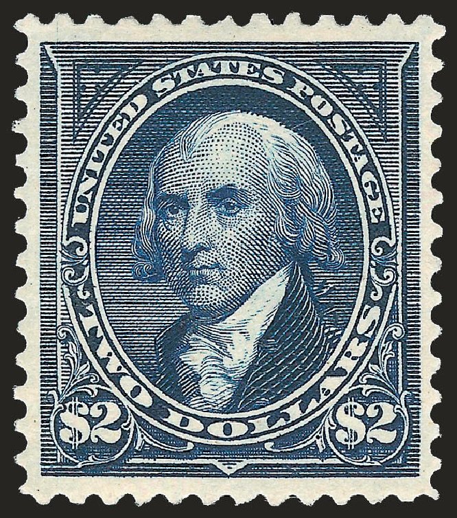 Costs of US Stamp Scott Catalog 277: 1895 US$2.00 Madison. Robert Siegel Auction Galleries, Jun 2009, Sale 975, Lot 1595