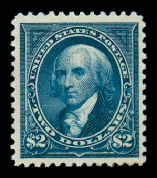 Cost of US Stamps Scott Cat. # 277 - US$2.00 1895 Madison. Matthew Bennett International, Oct 2007, Sale 320, Lot 522