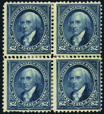 US Stamps Price Scott # 277: US$2.00 1895 Madison. Harmer-Schau Auction Galleries, Aug 2012, Sale 94, Lot 1392