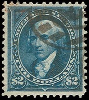 US Stamp Values Scott # 277: 1895 US$2.00 Madison. H.R. Harmer, Oct 2014, Sale 3006, Lot 1292