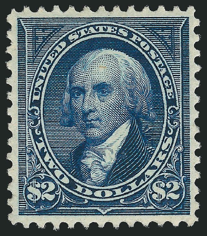 US Stamp Value Scott Catalogue 277: US$2.00 1895 Madison. Robert Siegel Auction Galleries, Jun 2011, Sale 1011, Lot 632