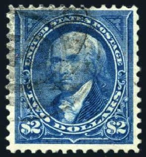 Prices of US Stamp Scott 277: 1895 US$2.00 Madison. Harmer-Schau Auction Galleries, Feb 2009, Sale 80, Lot 1233
