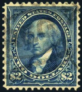 Value of US Stamps Scott Catalog # 277 - 1895 US$2.00 Madison. Harmer-Schau Auction Galleries, Aug 2012, Sale 94, Lot 1393