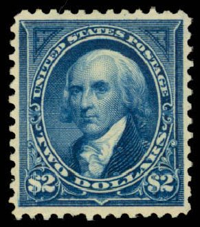 Costs of US Stamps Scott Catalogue #277 - US$2.00 1895 Madison. Daniel Kelleher Auctions, Mar 2013, Sale 635, Lot 393