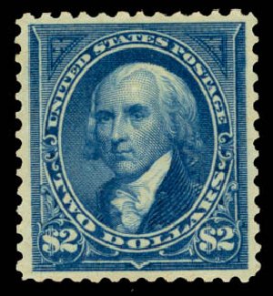 Price of US Stamp Scott Catalogue 277: US$2.00 1895 Madison. Daniel Kelleher Auctions, Jan 2015, Sale 663, Lot 1543