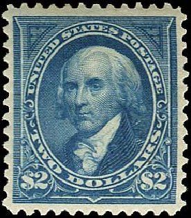 Cost of US Stamps Scott Cat. #277: 1895 US$2.00 Madison. Regency-Superior, Nov 2014, Sale 108, Lot 563